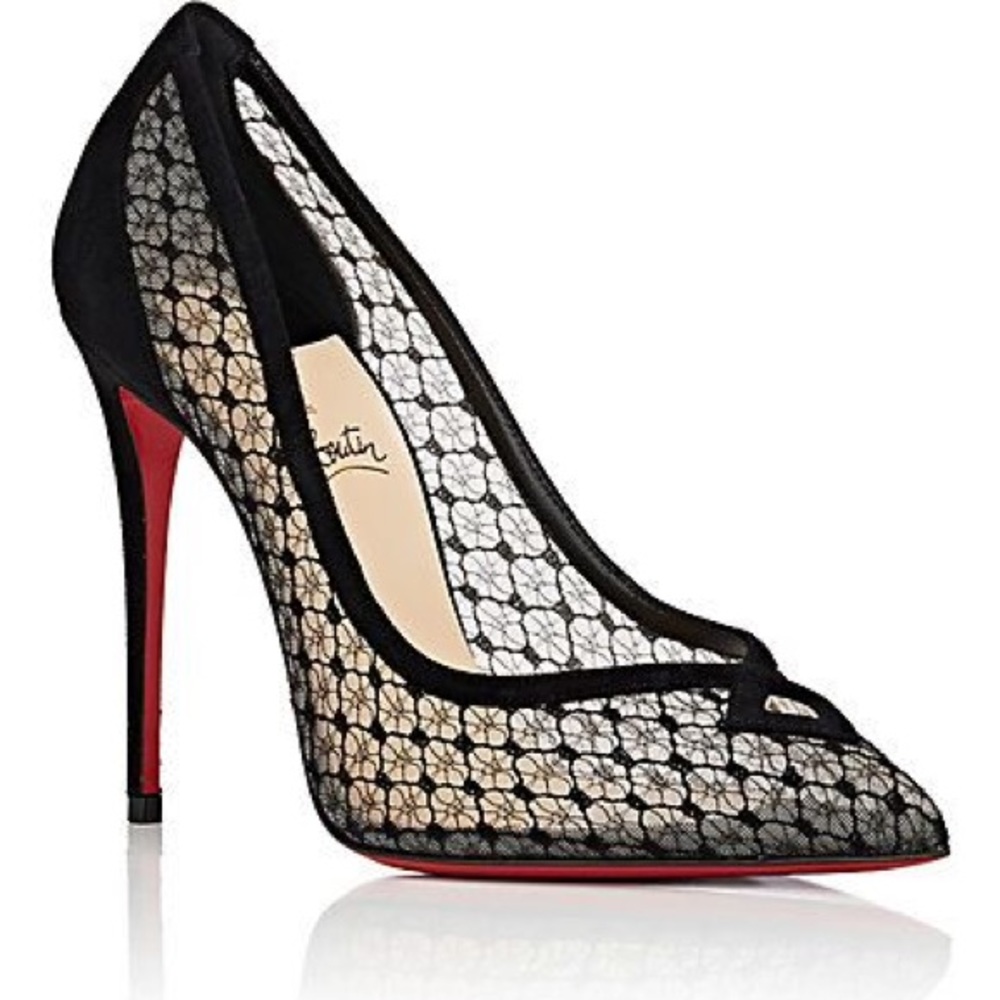 Christian Louboutin Neolato Lace Red Sole Pump